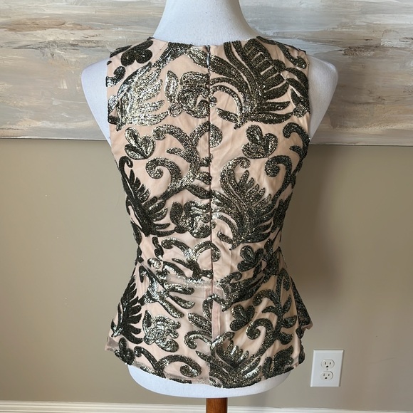 Greylin from Anthropologie sequin peplum top - Picture 6 of 10